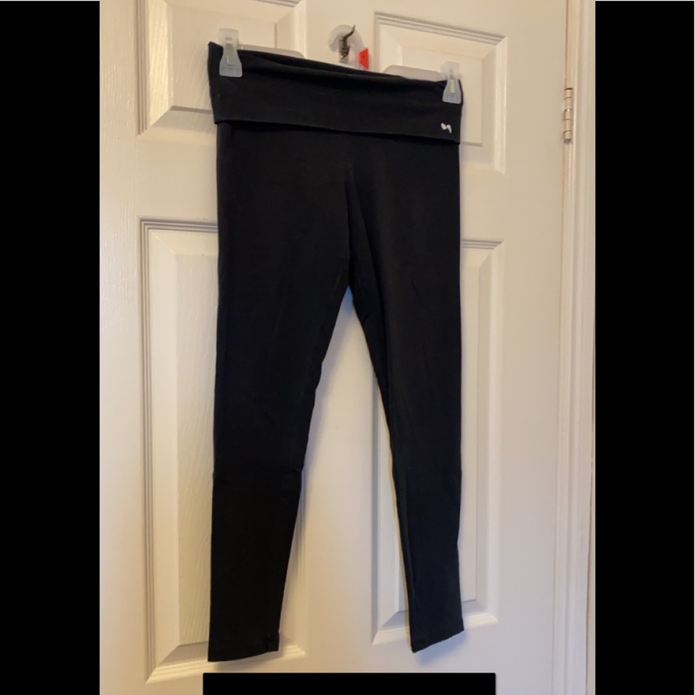 PINK Fold Over Waist Leggings